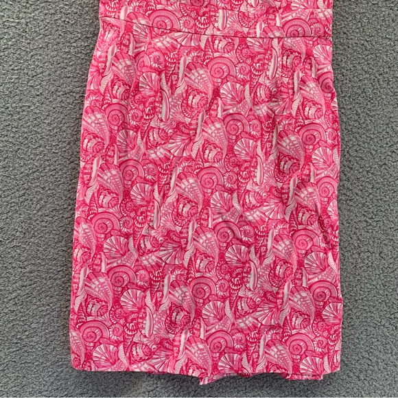 Vineyard Vines Pink Strapless Shells Allover Dress - Picture 3 of 10